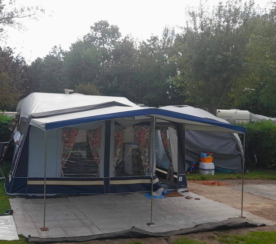 luifel met voortent, Caravans en Kamperen, Ophalen, Gebruikt