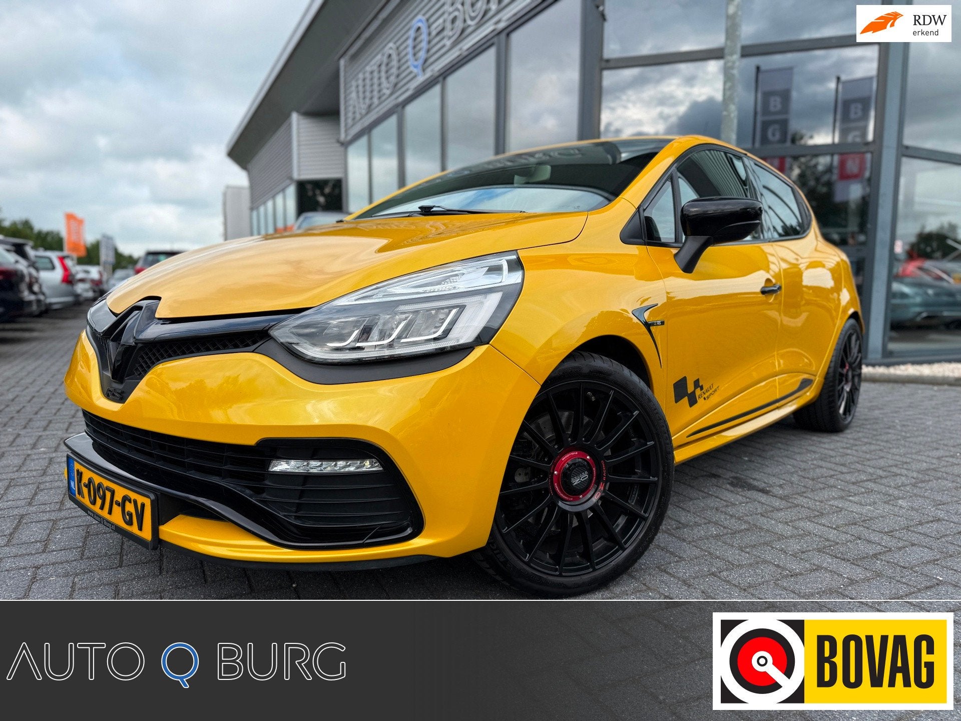 Renault Clio 1.6 R.S. Monaco GP 200 PK | Automaat | LED | OZ, Auto's, Euro 5, 4 cilinders, Geel, Bedrijf