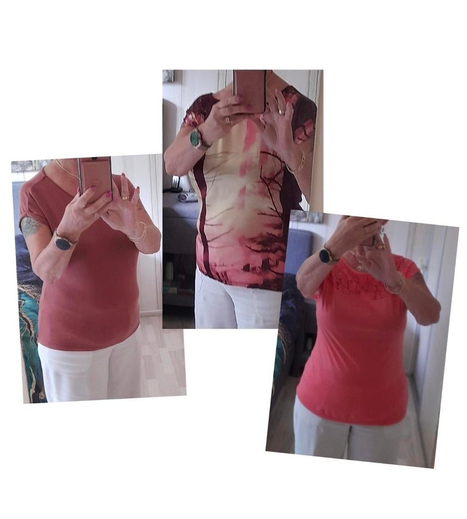 3 Dames T-shirts van Alwere Vera Mode en Must-have, Maat 38/40 (M), Ophalen of Verzenden, Alwere Vera, Korte mouw
