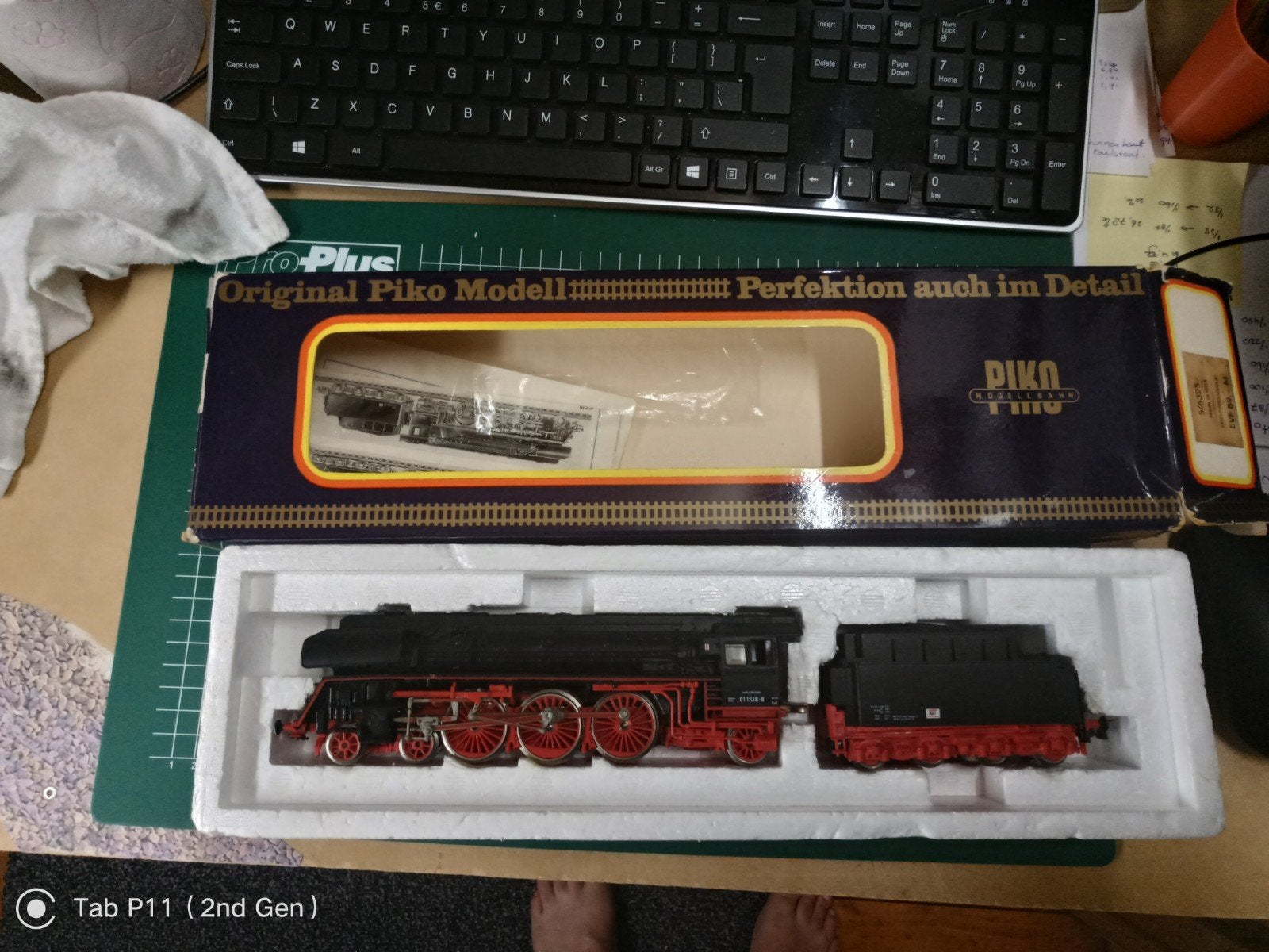 Mooie Piko H0 stoomlocomotief - getest en werkend, Hobby en Vrije tijd, Modeltreinen | H0, Gebruikt, Analoog, Gelijkstroom, Locomotief