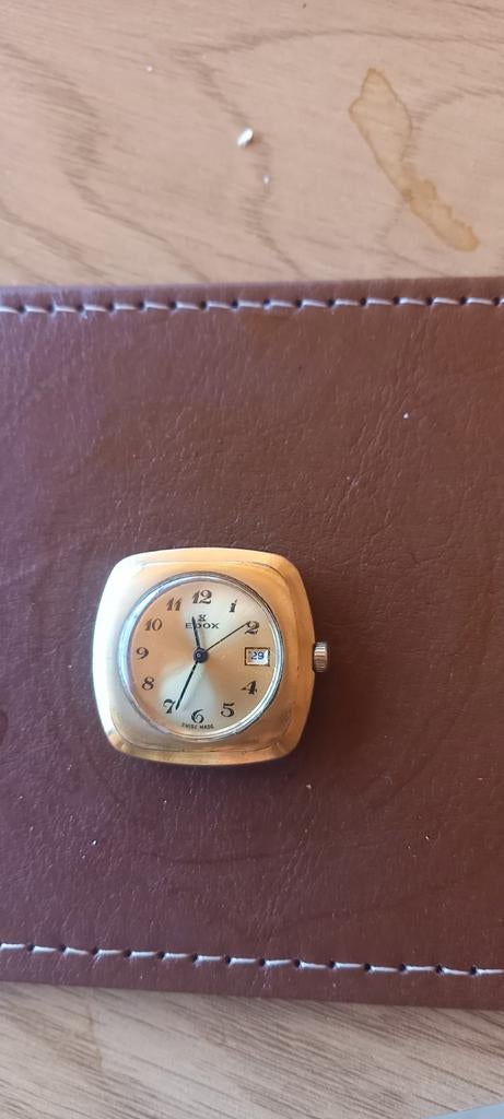 Edox opwind horloge - Vintage verzamelobject, Ophalen of Verzenden