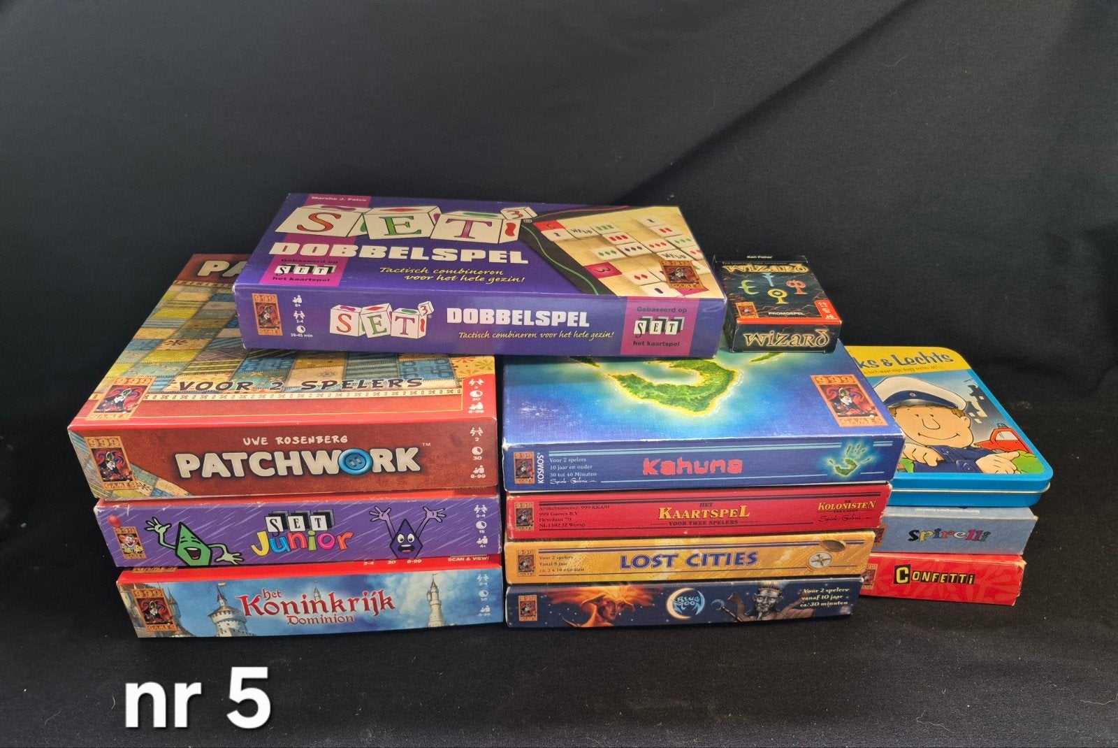 12 stuks diverse 999 spellen ---> check de lijst nr 5, Ophalen, Zo goed als nieuw