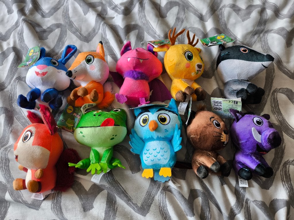 Lidl Bos Mini knuffels, Lidl, Overige karakters, Overige typen, Nieuw