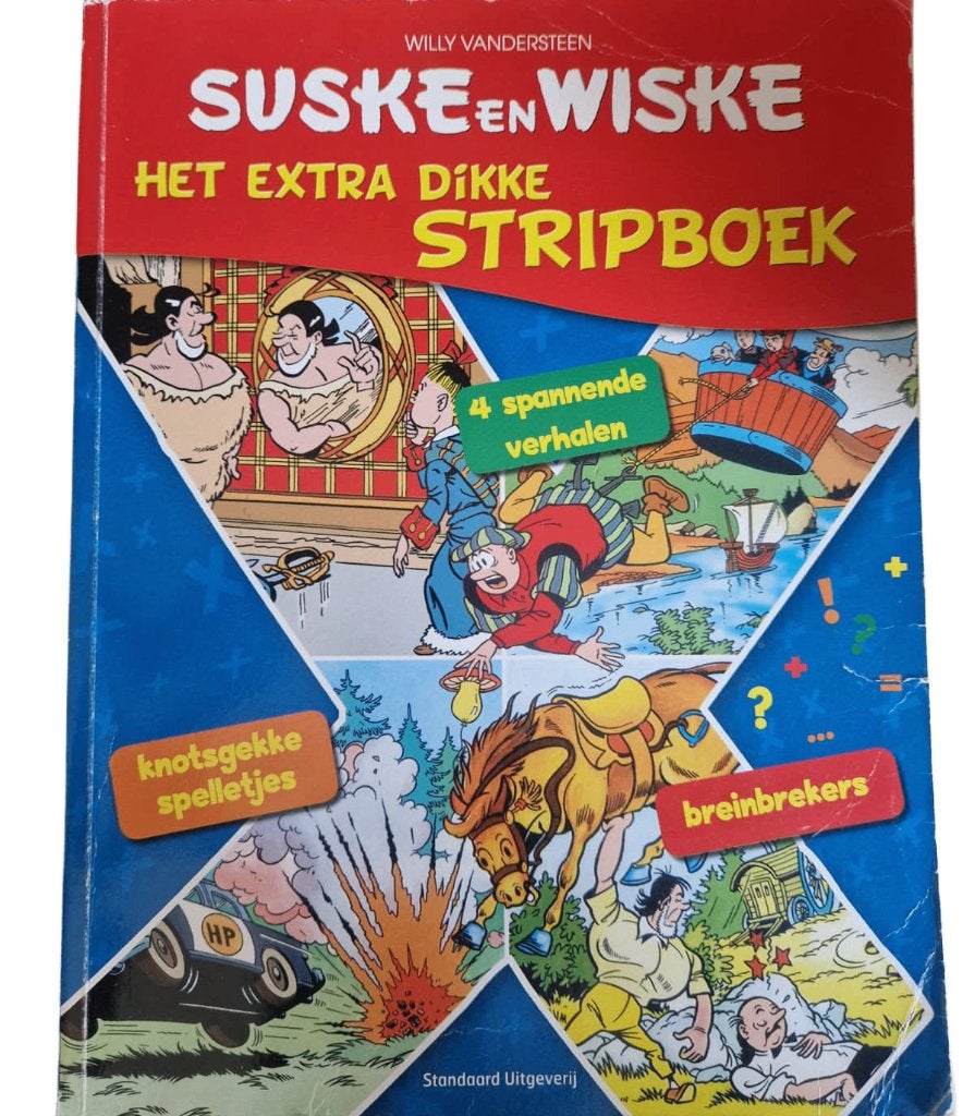 Suske en Wiske: Het Extra Dikke Stripboek - 4 Verhalen, Eén stripboek, Ophalen, Gelezen, Willy Vandersteen