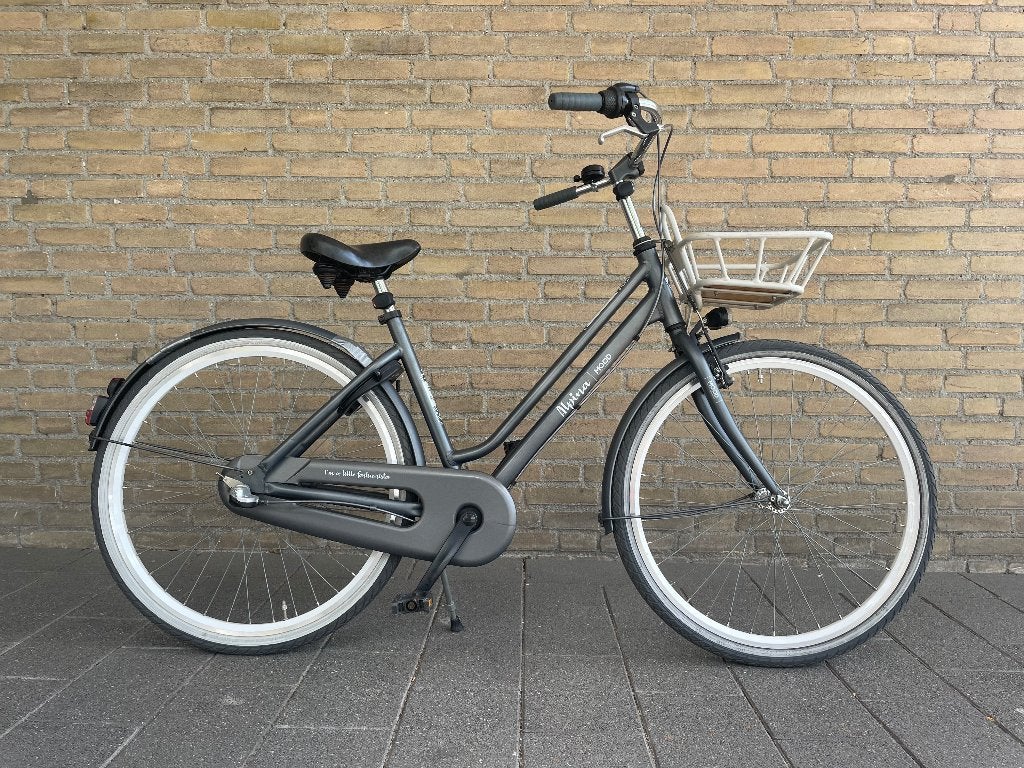 Kinderfiets Alpina MOOD (Antraciet - 26 inch), Terugtraprem, Gebruikt, Handrem, Alpina Mood