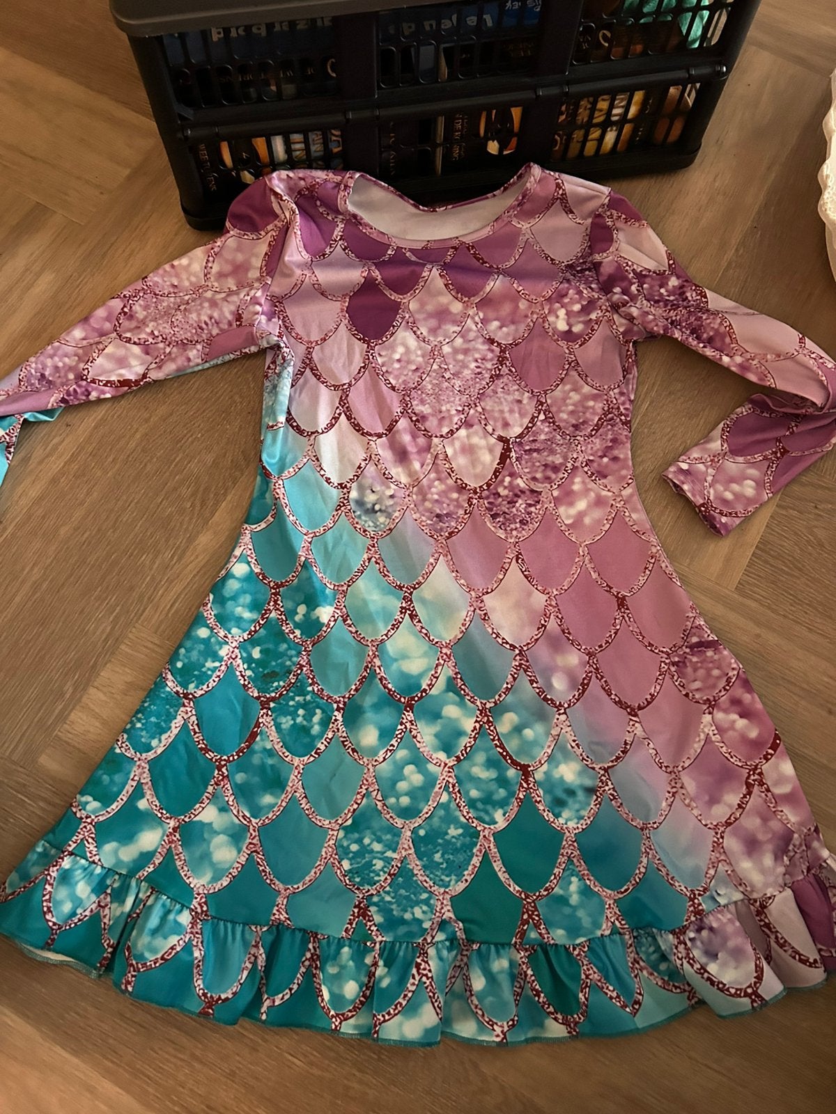 Carnavals kleding zeemeermin, Ophalen, Gebruikt, 146 t/m 152, Meisje