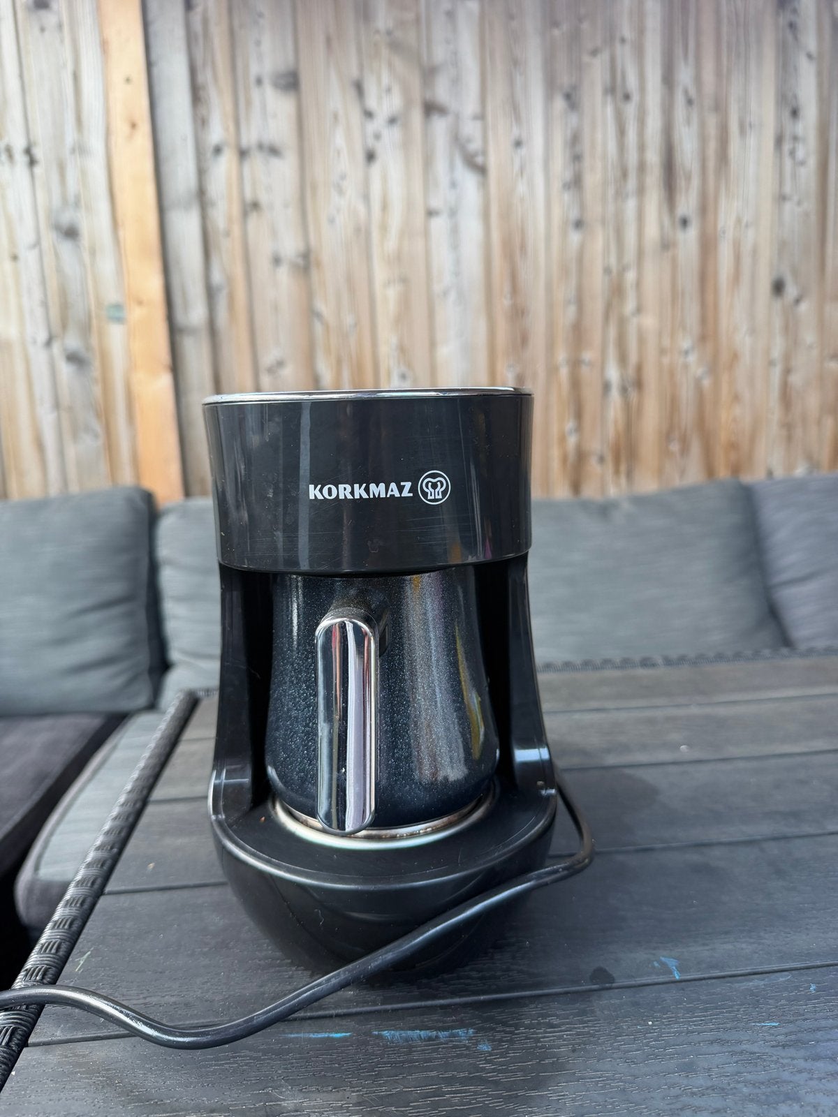 Korkmaz Turkse Koffiezetapparaat Zwart - Zo goed als nieuw, Koffiemachine, Gemalen koffie, Ophalen of Verzenden, Zo goed als nieuw