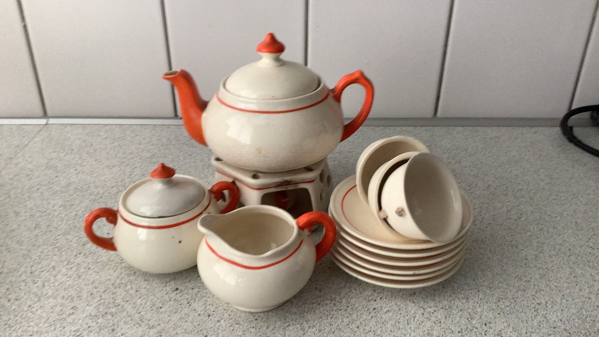 Antiek kinderserviesje, Antiek en Kunst, Antiek | Servies los, Ophalen