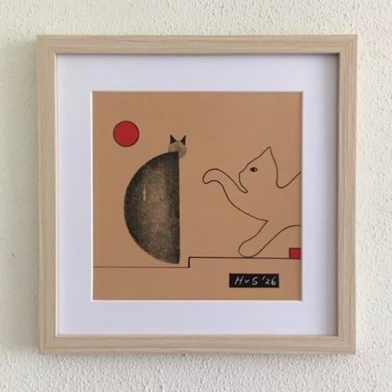 Minimalistisch kunstwerk, Ophalen of Verzenden