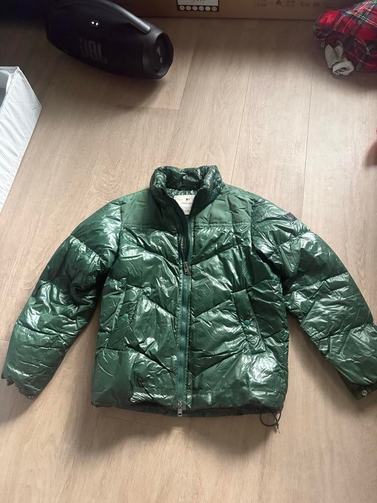 Groene Woolrich winterjas maat M, Kleding | Heren, Jassen | Winter, Ophalen of Verzenden, Zo goed als nieuw, Maat 48/50 (M), Groen