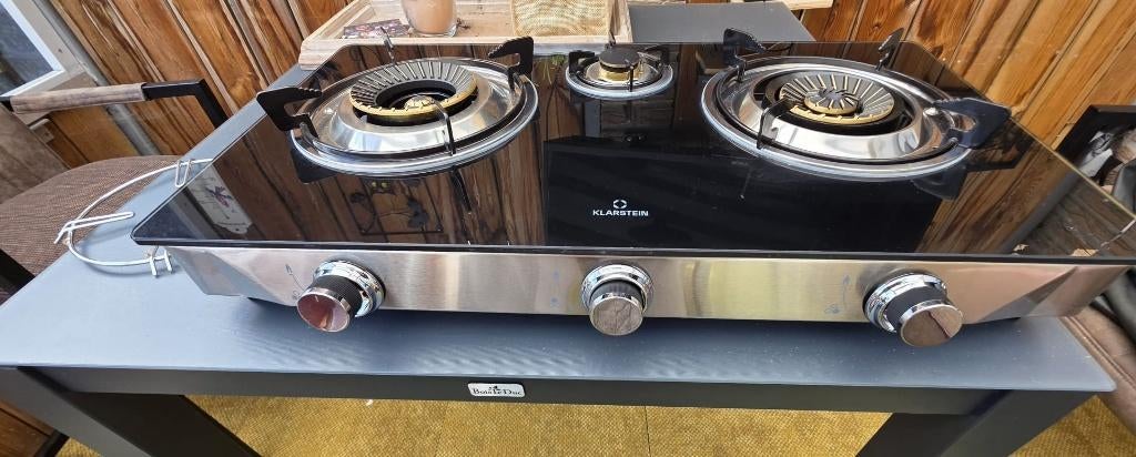 KLARSTEIN BARZONA 3 CAMPINGCOOKER, Witgoed en Apparatuur, Kookplaten, Ophalen, Nieuw, 3 kookzones of minder, Gas