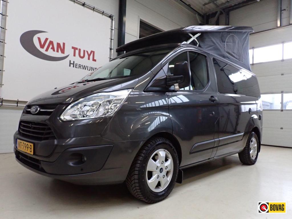 Ford Nugget Custom 155 PK / PRIJSKNALLER / Westfalia 2015, Caravans en Kamperen, Campers, Buscamper of Camperbus, Airbags, Koelkast