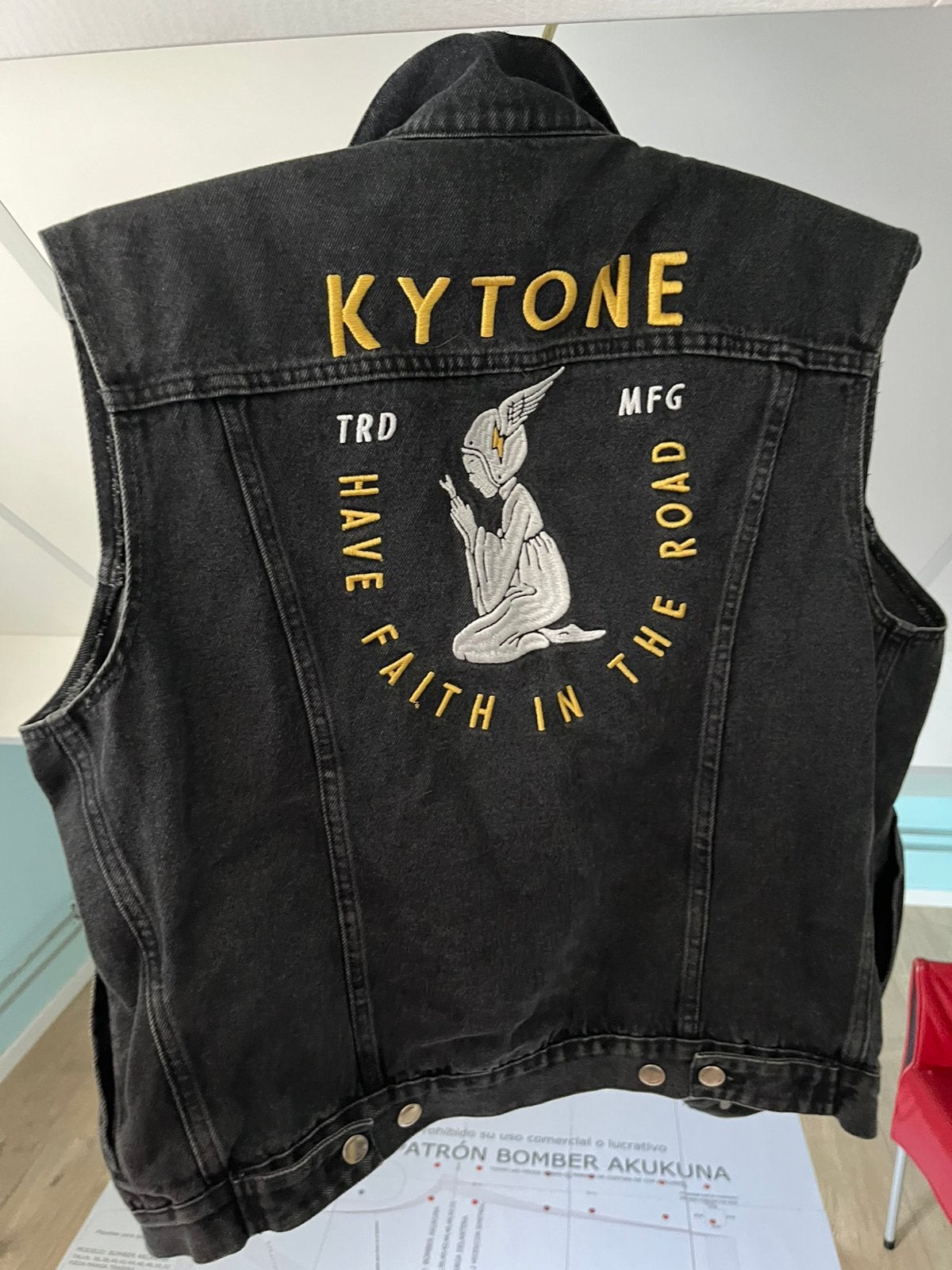 Spijker gilet/bodywarmer Kytone, Kleding | Heren, Bodywarmers, Ophalen of Verzenden, Zo goed als nieuw, Maat 52/54 (L), Zwart
