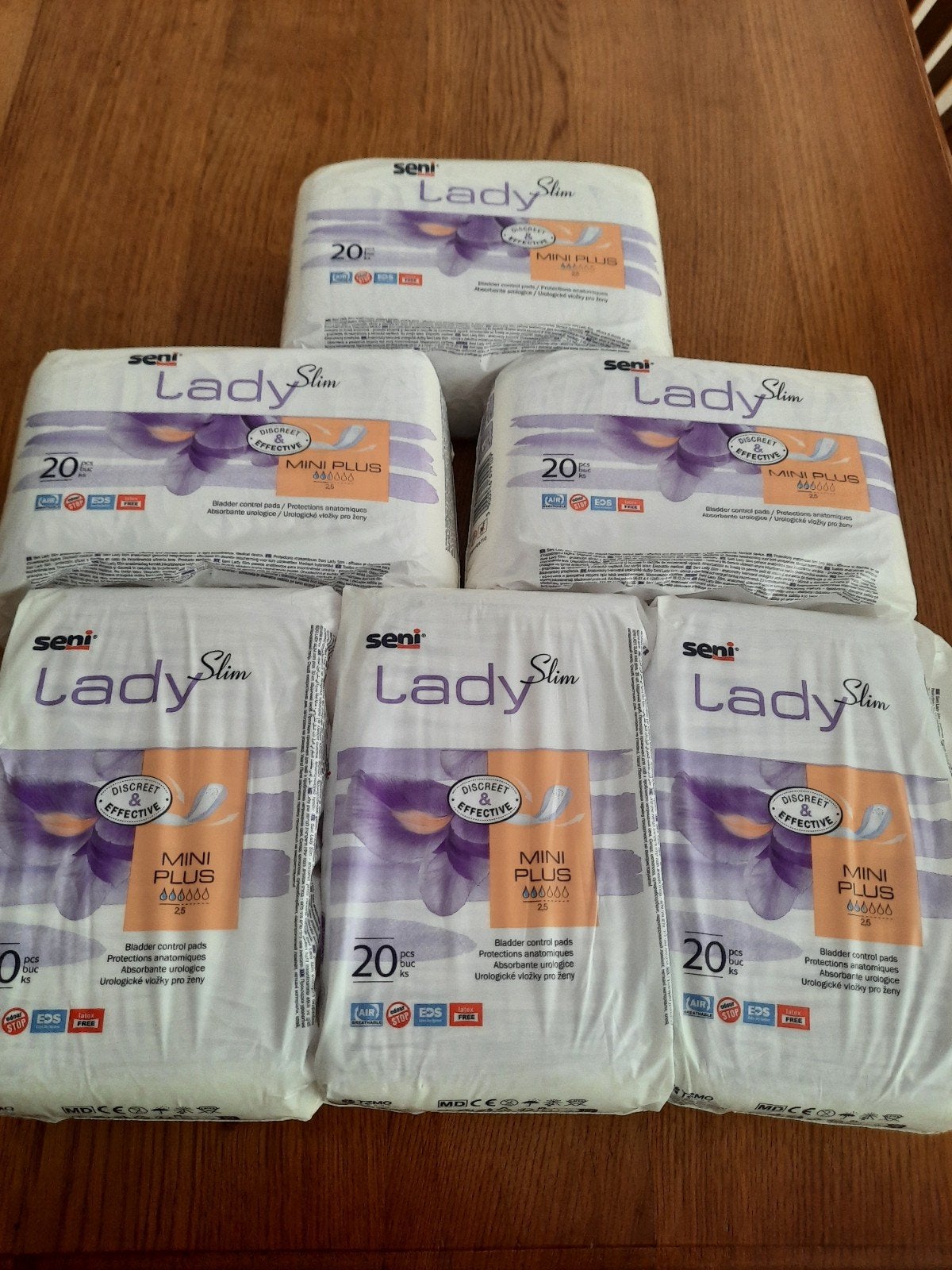 6 pakken Lady Slim minni plus, Diversen, Verpleegmiddelen, Ophalen of Verzenden