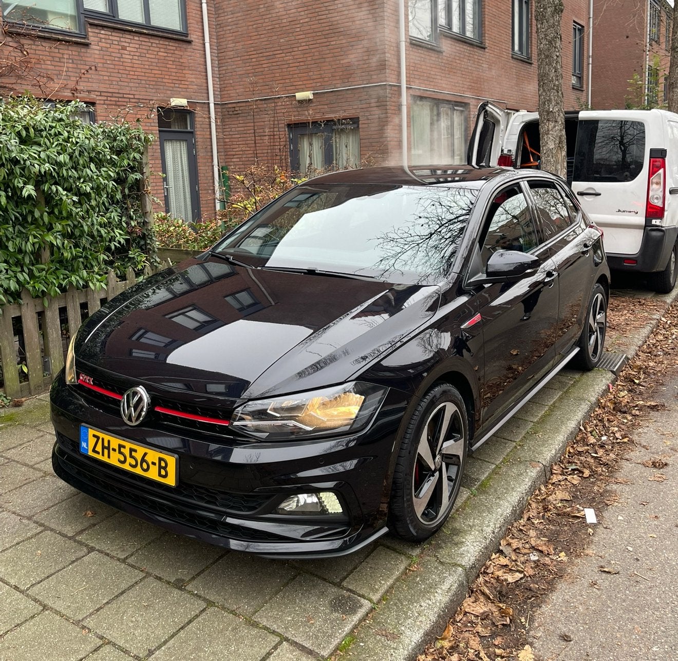 Volkswagen Polo 2.0 TSI 200pk 6-DSG 2019 Zwart, Auto's, Stof, Zwart, 4 cilinders, 1984 cc