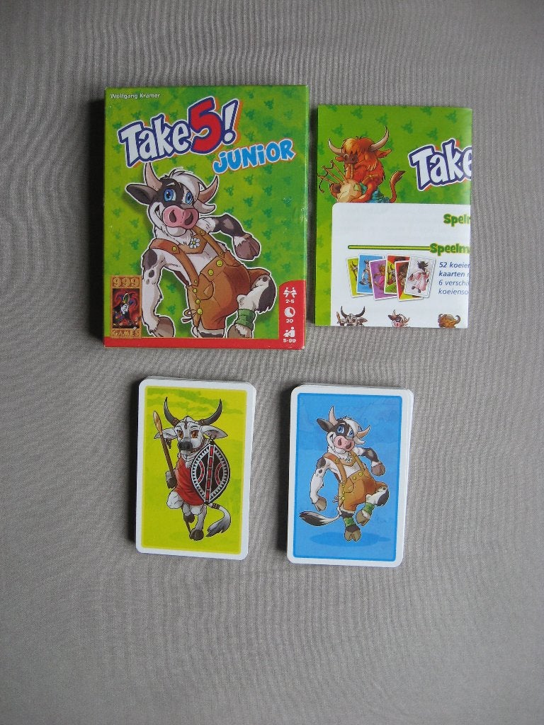 999 Games - Take 5! Junior (nieuwstaat), Hobby en Vrije tijd, Gezelschapsspellen | Kaartspellen, Ophalen of Verzenden, Nieuw