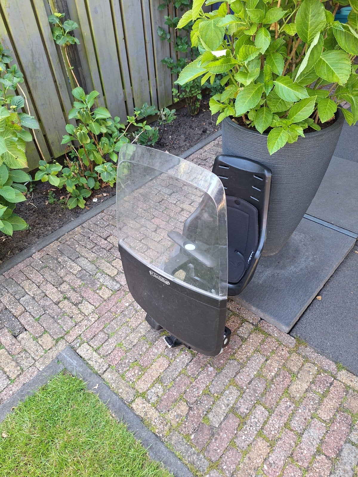 Bobike Exclusive Mini Fietszitje met Windscherm, Ophalen of Verzenden, Gebruikt