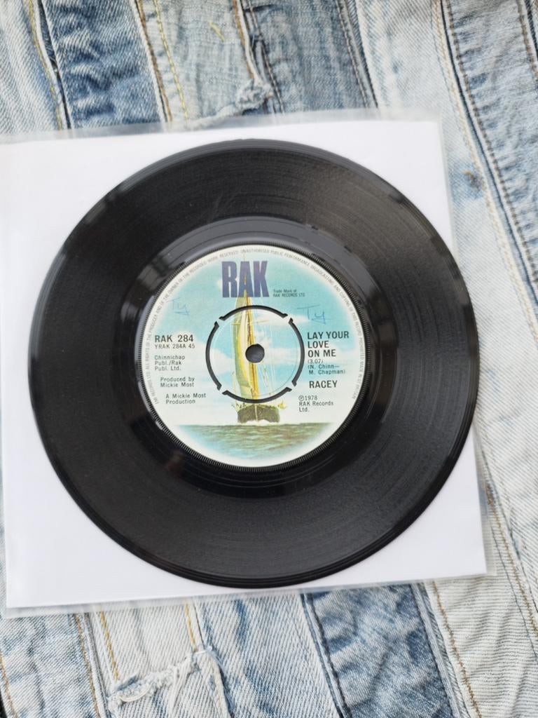 Racey - Lay Your Love On Me (Vinyl Single, 1978), Ophalen of Verzenden