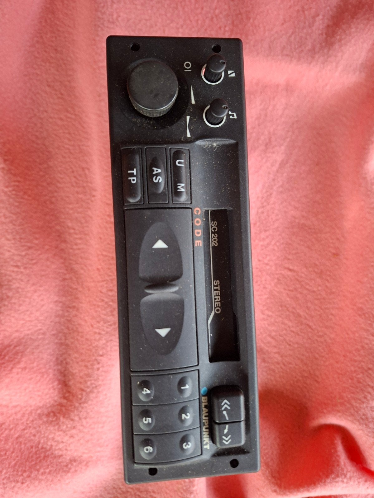 BLAUPUNKT SC202 Vintage Autoradio voor GM - Nette Staat, Auto diversen, Ophalen of Verzenden, Gebruikt