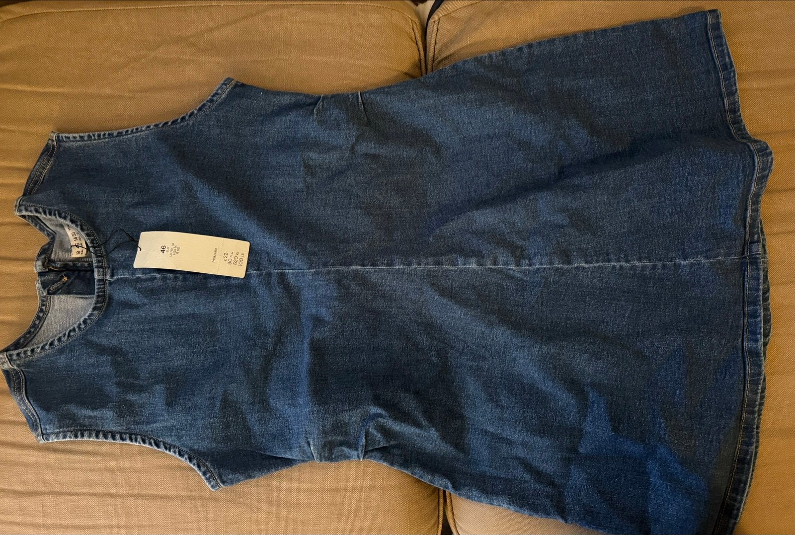 Primark spijkerjurk maat 46, nieuw met kaartje, Kleding | Dames, Blauw, Maat 46/48 (XL) of groter, Nieuw, Ophalen of Verzenden