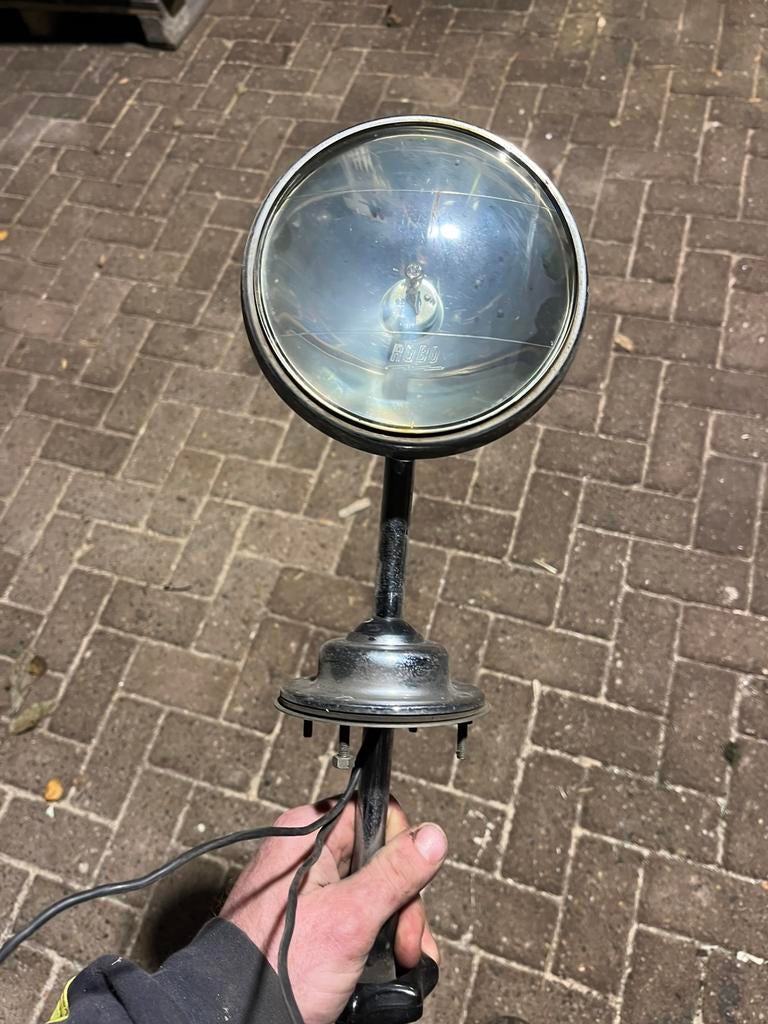 Maritiem zoeklicht 24 volt, Ophalen, Zo goed als nieuw