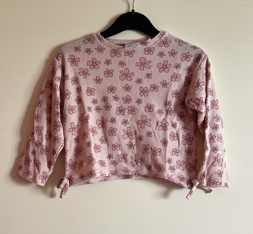 zara tshirt bloem maat 92, Meisje, Ophalen of Verzenden, Zo goed als nieuw, Zara