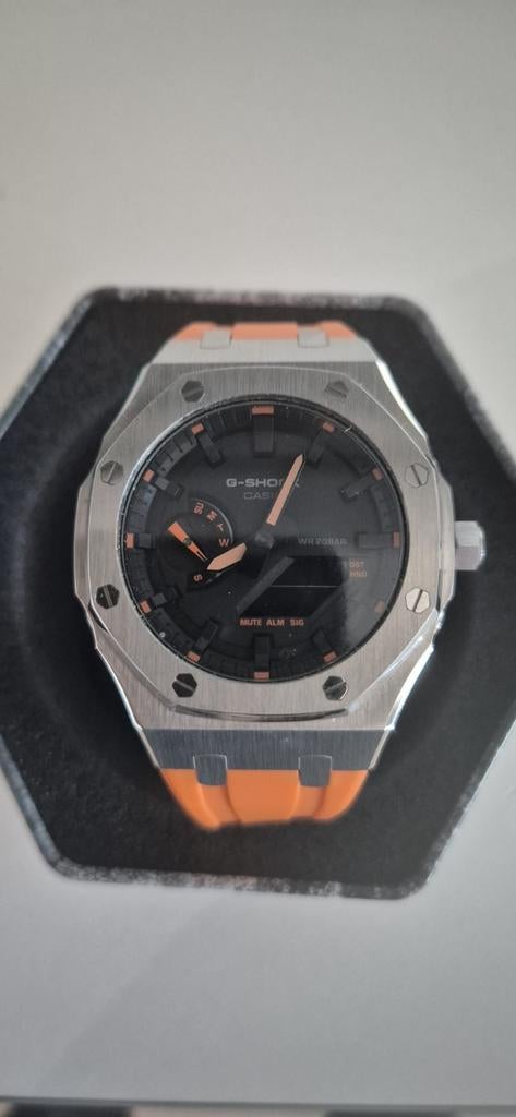 Originele G-Shock AP Lookalike met aanpassingskit, Casio, Staal, Polshorloge, Nieuw