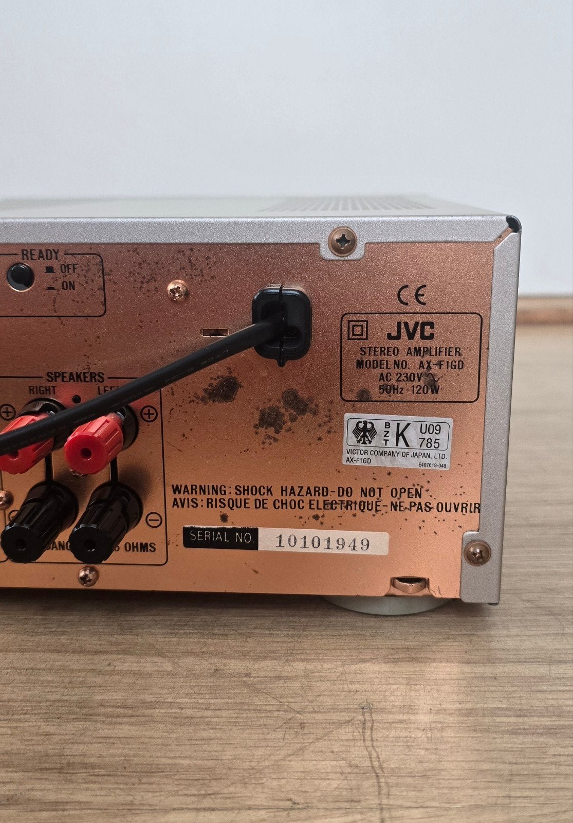 JVC AX-F1GD - Super A ZELDZAME, Gebruikt, JVC, Ophalen of Verzenden, 120 watt of meer