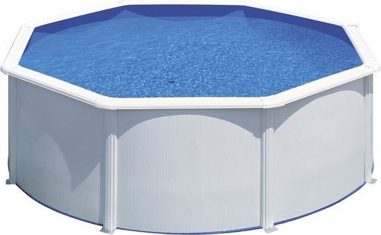 stalenwand zwembad rond 360cm, Ophalen, Gebruikt, 80 tot 120 cm, Rond