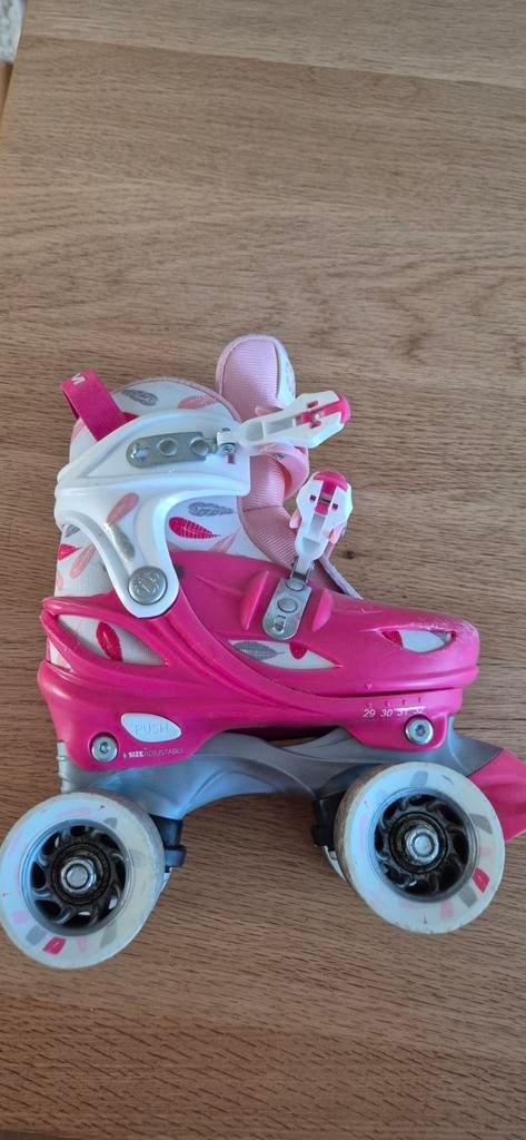 Nijdam rolschaatsen, verstelbaar. Maat 29-32., Ophalen, Verstelbaar, Gebruikt