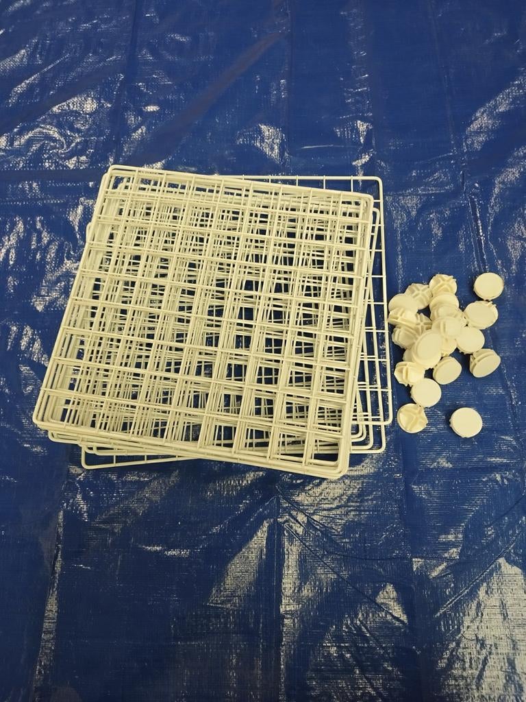 12x Draadkubus  Hekjes met Connectors, Minder dan 60 cm, Kooi, Gebruikt, Verzenden