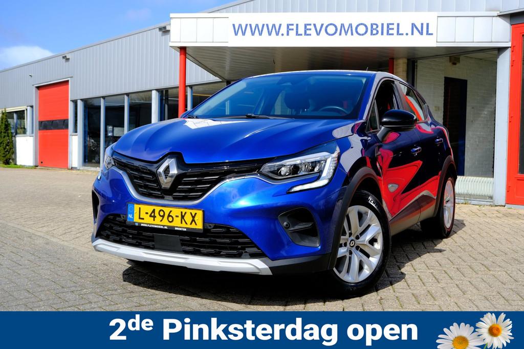 Renault Captur 1.0 TCe 100 Bi-Fuel/LPG-G3 Zen Navi|Cam|Carpl, Auto's, Voorwielaandrijving, Gebruikt, Euro 6, Blauw