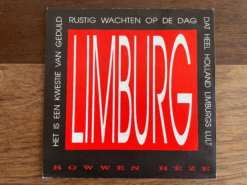 Vinyl Single Rowwen Heze Limburg ZELDZAME ORIGINELE EDITIE, Gebruikt, 1990 - 1999, 7 inch, Single