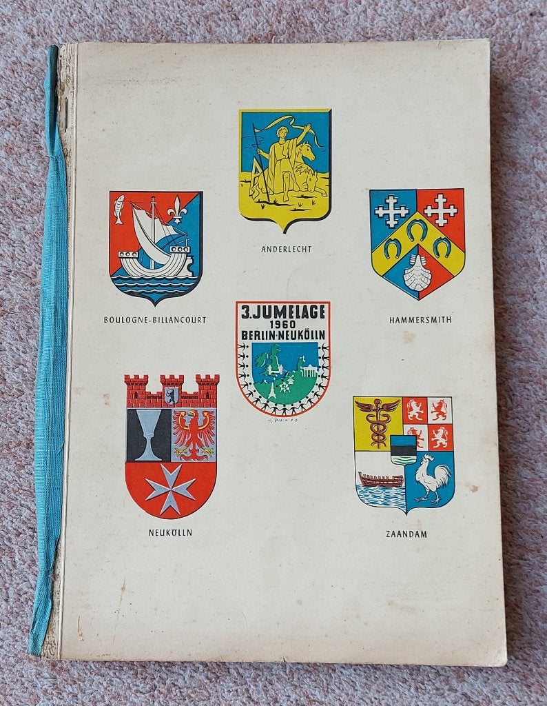 Jumelage '60 Zaandam antiek stedenbandboek cultureel/sociaal, Antiek en Kunst, Antiek | Boeken en Bijbels, Ophalen of Verzenden