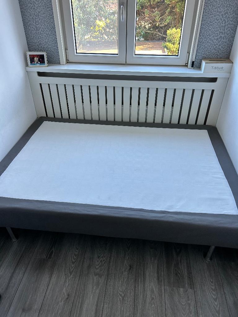 Engerdal IKEA boxspring 140x200, Ophalen, Gebruikt, Tweepersoons, 140 cm