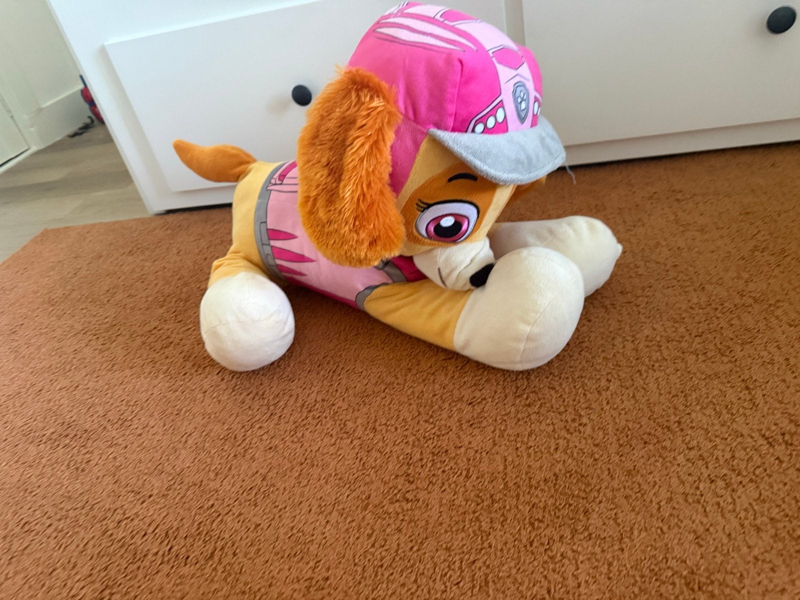 XL Paw Patrol Skye knuffel, Overige merken, Zo goed als nieuw, Middelgroot (20 tot 80 cm), Roze