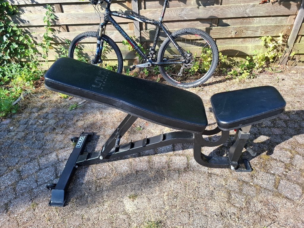 Verstelbare halterbank, Ophalen, Gebruikt, Rug, Krachtstation