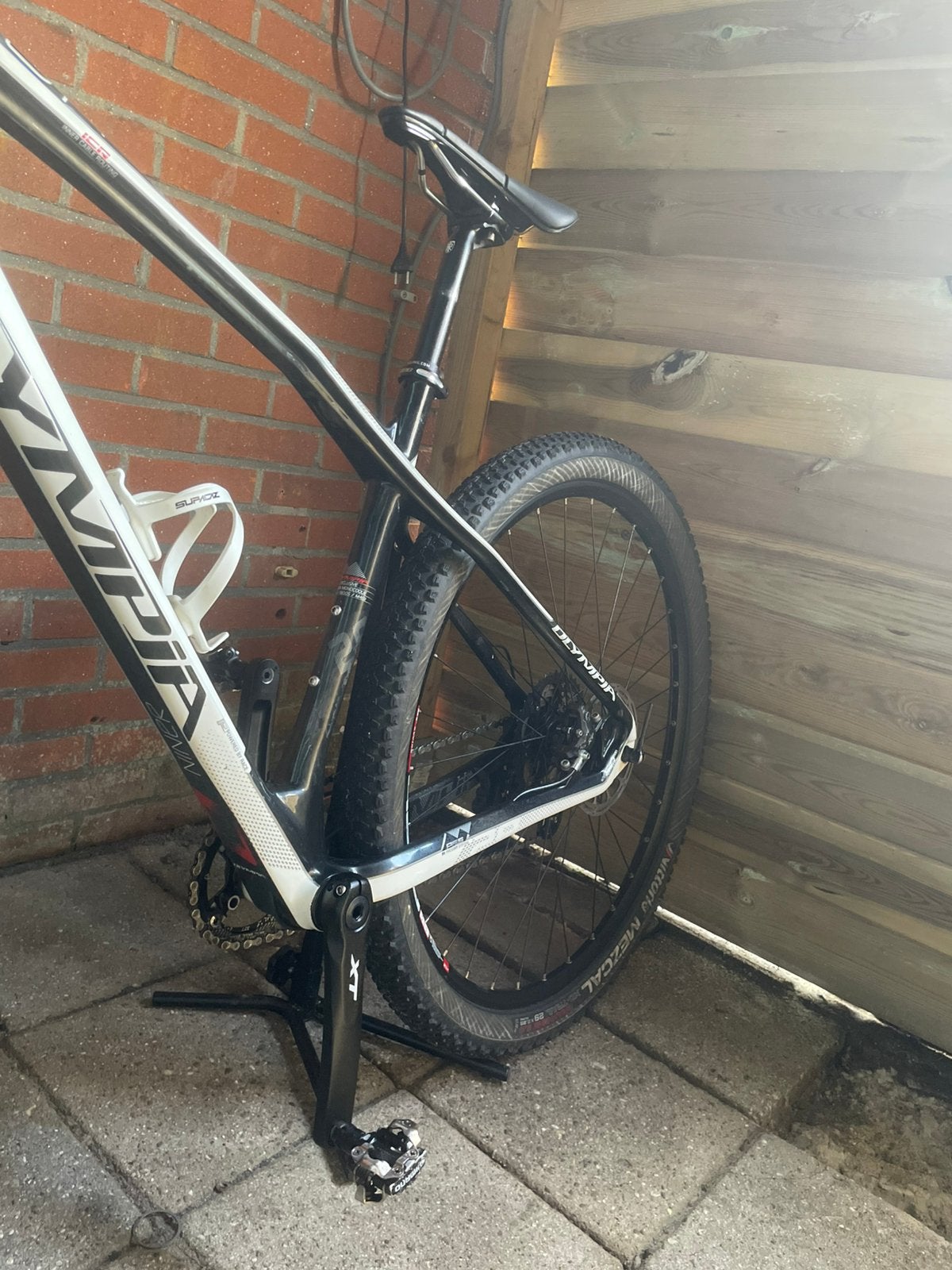 Olympia carbon mountainbike, Hardtail, Heren, Zo goed als nieuw, Schijfrem