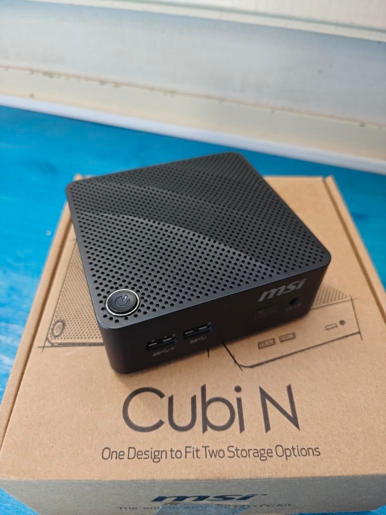 MSI Cubi N 8GL, Computers en Software, Desktop Pc's, Msi, 8 GB, Minder dan 2 Ghz, Ophalen of Verzenden