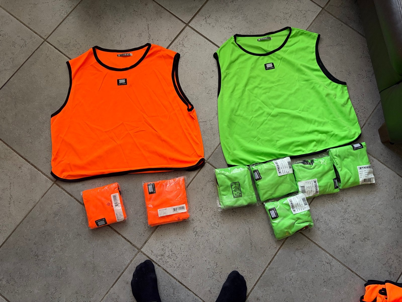 Stanno hesjes set - Oranje en Groen (nieuw) 20, Maat XL, Ophalen of Verzenden, Nieuw, Overige typen
