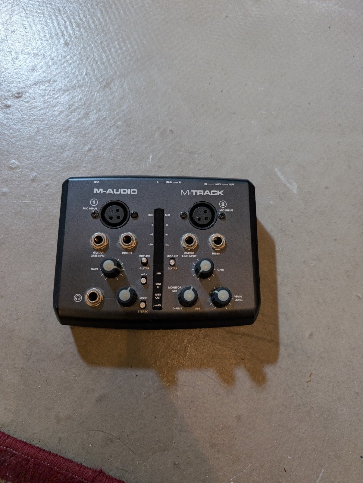 M-audio m-track, Muziek en Instrumenten, Midi-apparatuur, Ophalen of Verzenden