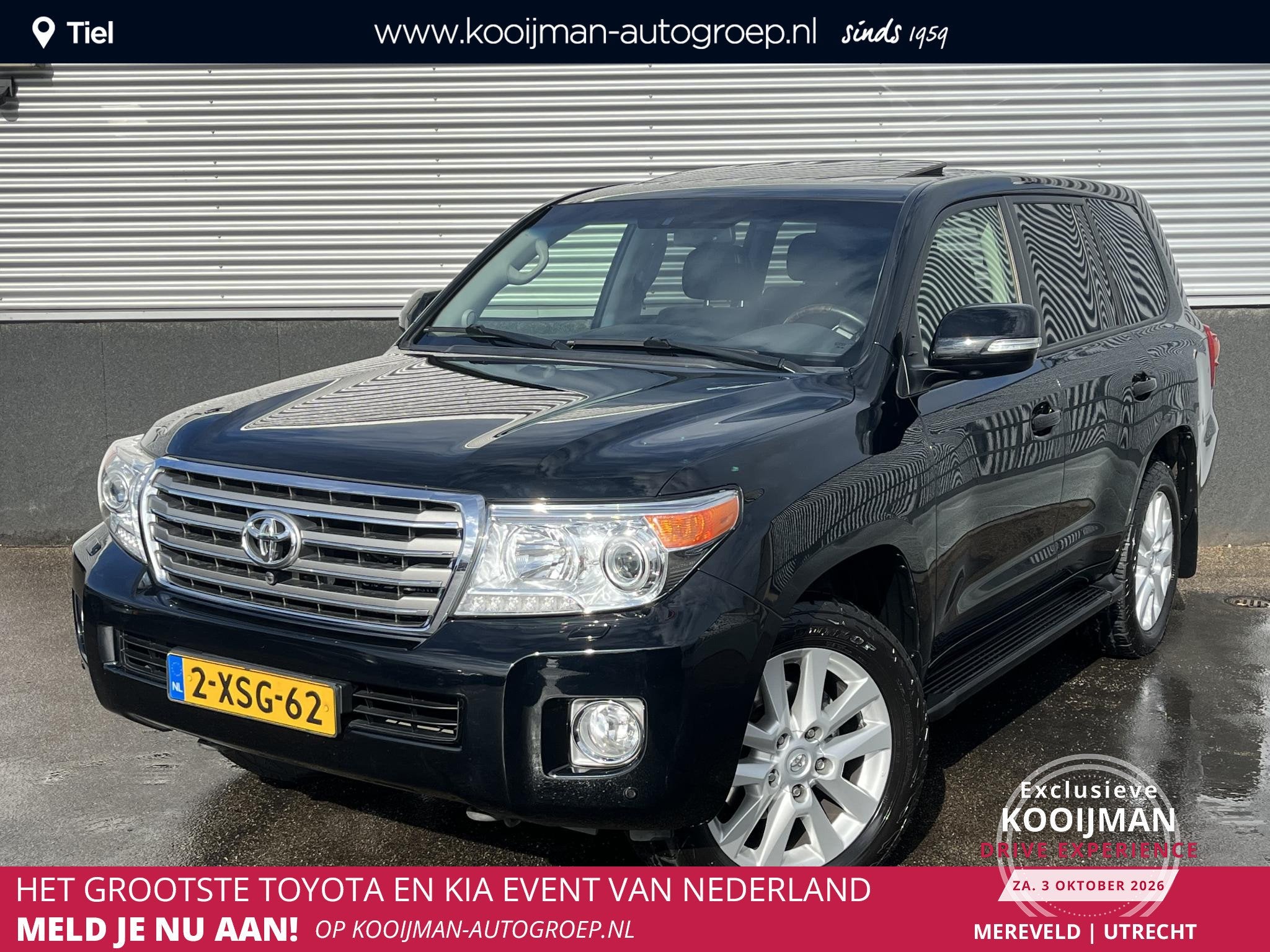 Toyota Land Cruiser V8 4.5 D-4D Executive 7p. 272PK Navigati, Auto's, Automaat, Euro 5, Gebruikt, 8 cilinders