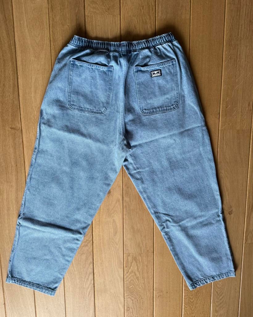 OBEY Big Boy jeans, Ophalen of Verzenden, Zo goed als nieuw, Blauw, Overige jeansmaten