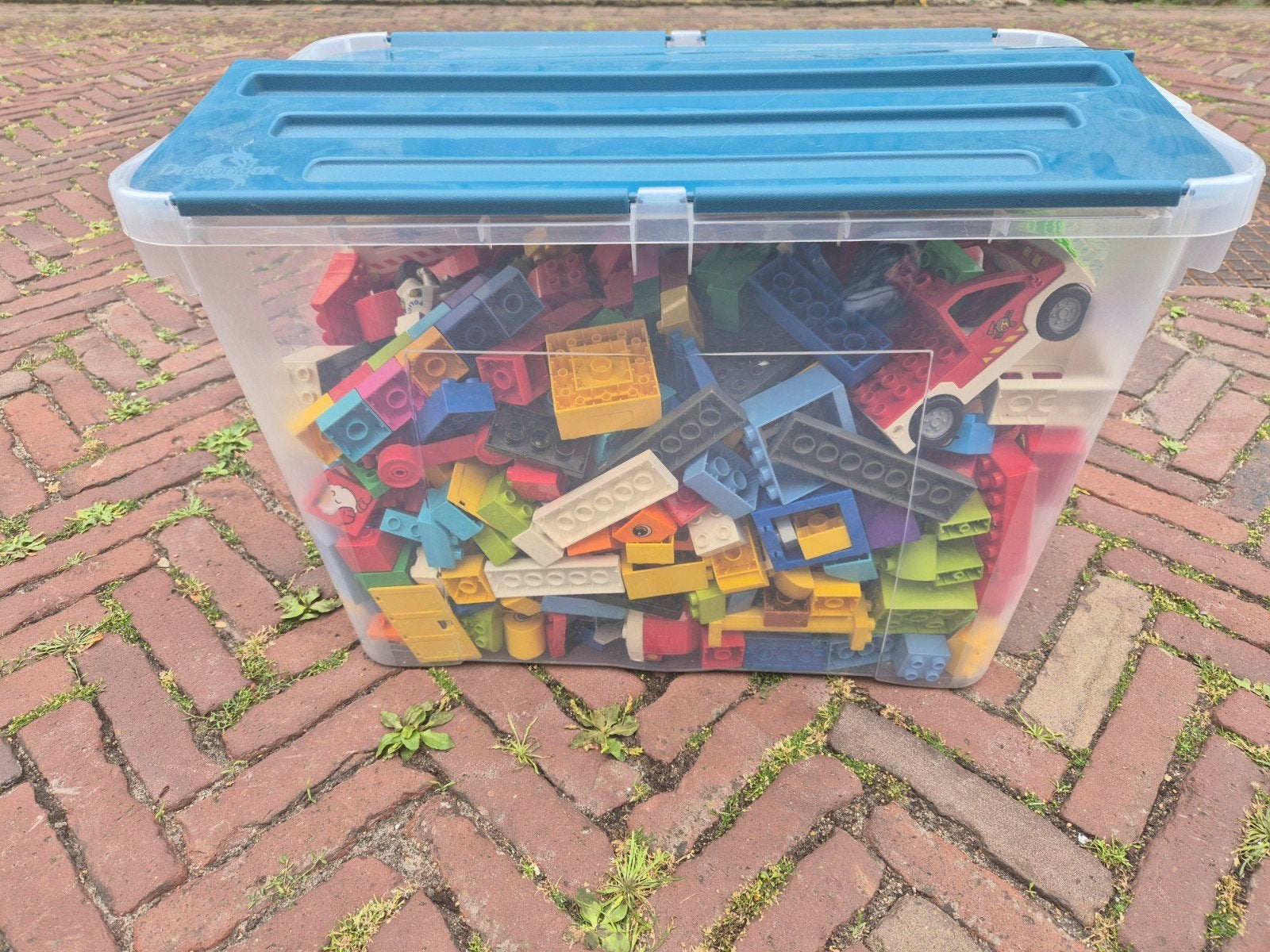 Grote bak vol diverse duplo blokken, Ophalen, Gebruikt, Overige thema's, Lego