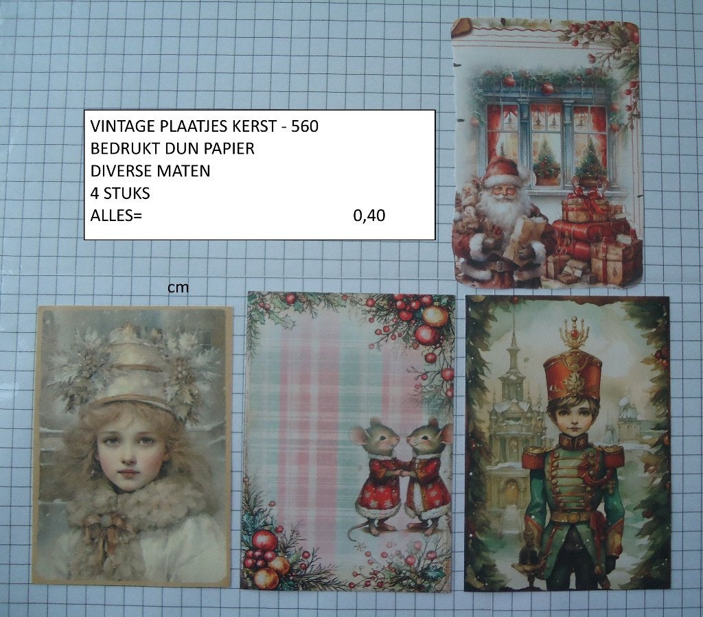 ⚠️nu 0,15: vintage plaatjes kerst 560 ( alleen verzenden, Hobby en Vrije tijd, Kaarten | Zelf maken, Ophalen, Nieuw, Kerst, Knipvel