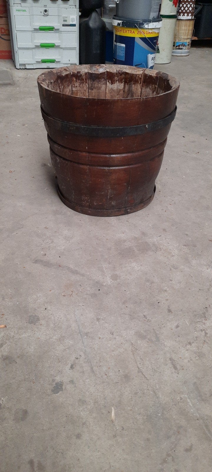 Antieke bloempot, Ophalen, Gebruikt, Minder dan 30 cm, Rond