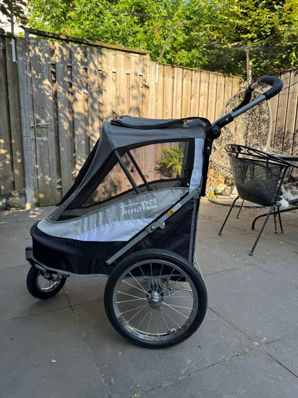 Honden wandel en fietskar, Dieren en Toebehoren, Honden-accessoires, Gebruikt, Hondenfietskar, Innopet, Ophalen