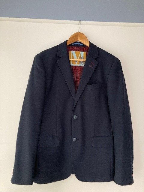 blauw colbert 48, Meyer & Meyer, Ophalen of Verzenden, Zo goed als nieuw, Maat 48/50 (M)