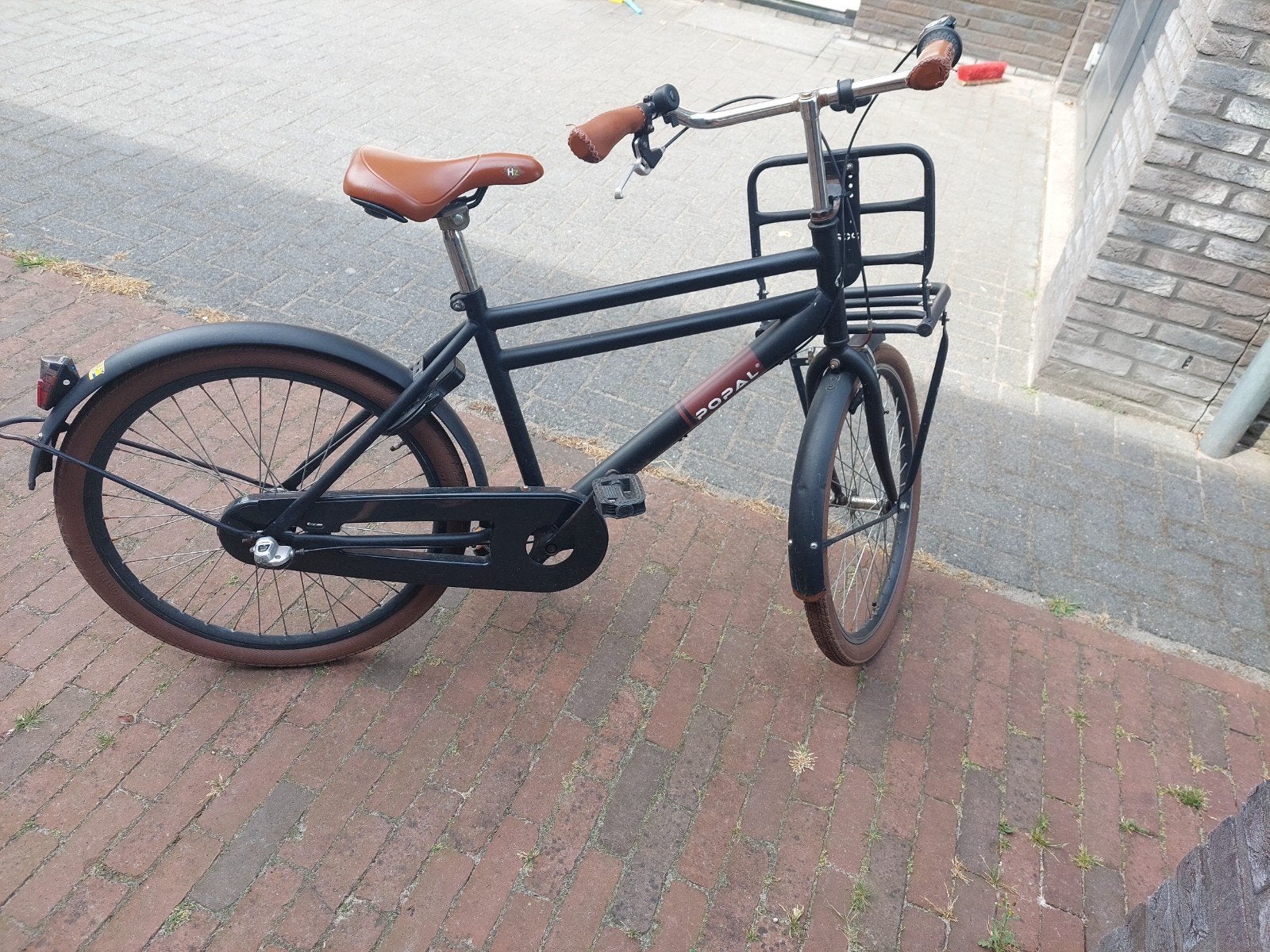 Jongensfiets 24 inch, Ophalen, Gebruikt, Popal transport fiets, Terugtraprem