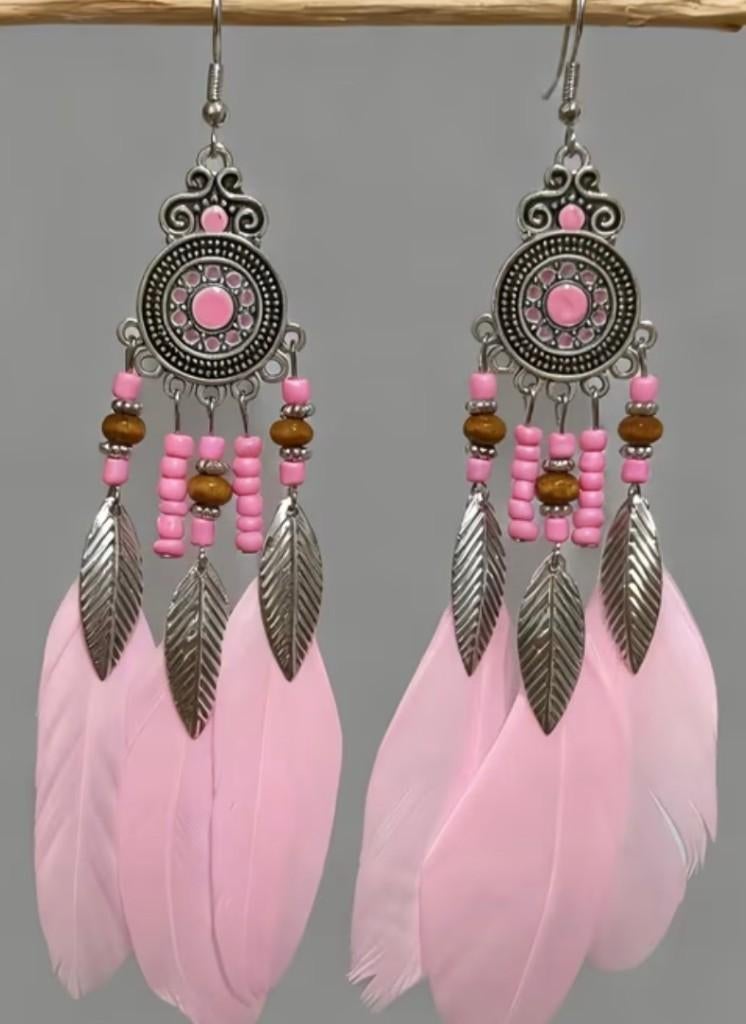 Oorbellen boho/andere soorten, Ophalen of Verzenden, Nieuw, Overige kleuren, Overige materialen